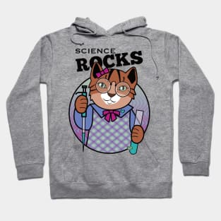 Science Rocks Tiger Cat Girl Hoodie